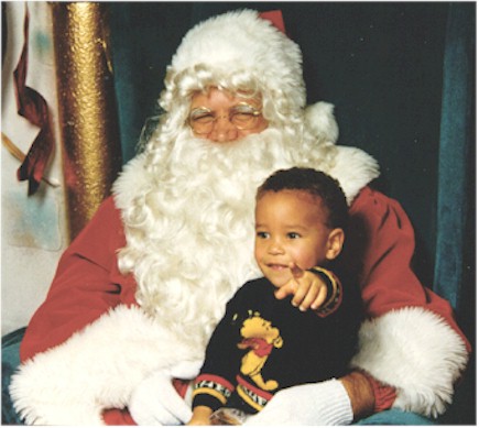 PJ with Santa '97