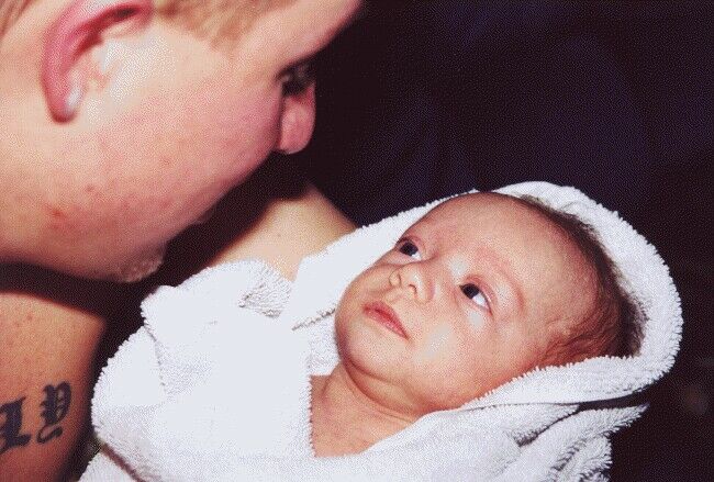 Dad & Jaedon - Feb 2002