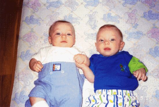 Jaedon & Jaxon Hanging Out Together