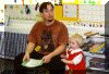 Kevin At PJ's School, Emily is there because it's E week!