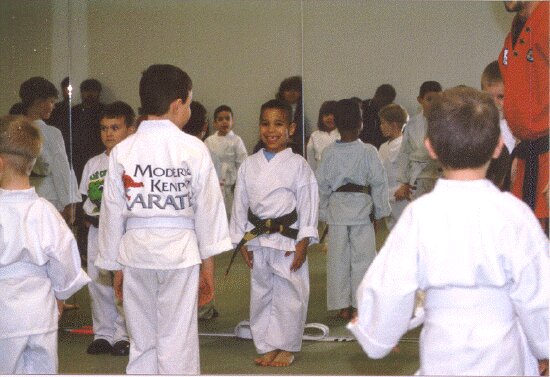PJ In Karate Class